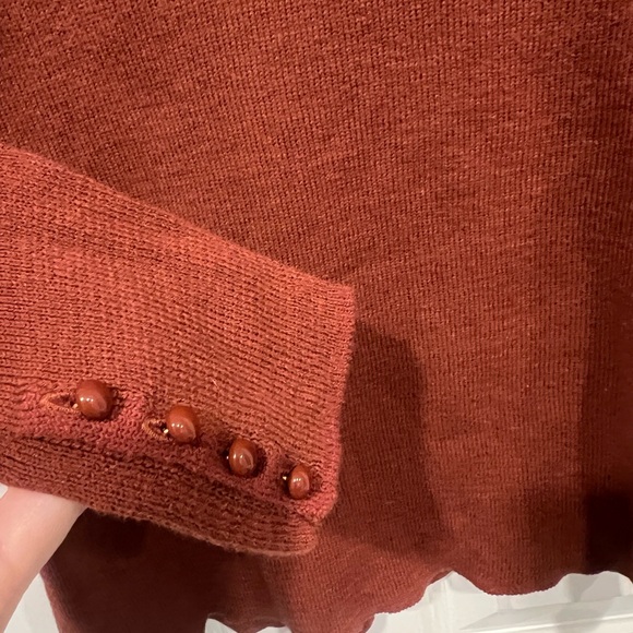 NWOT Sézane Simon Jumper Sweater in Size Medium Caramel - Picture 10 of 14